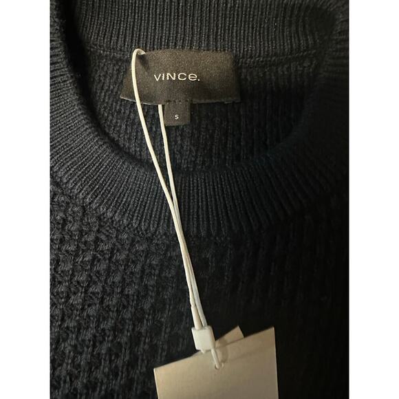 Vince Geo Jacquard Long-Sleeve Crewneck Sweater Size Small - Picture 5 of 6